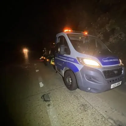 Accident recovery carried out by Clark & Sons Logistics