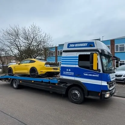 Vehicle transport by Clark & Sons Logistics