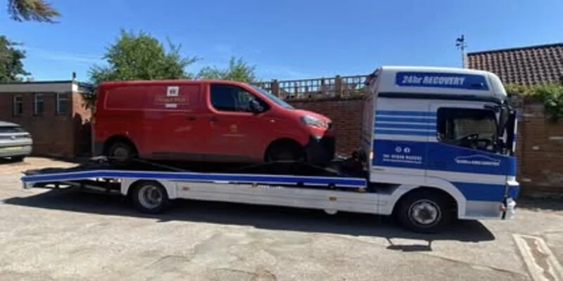 Commercial vehicle recovery job in Essex